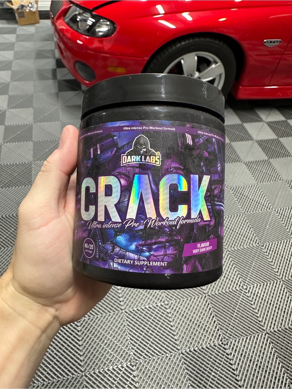 Dark Labs CRACK Purple DMA*A Pre-Workout Supplement - Purple